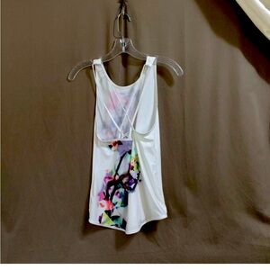 Calia Tank Top Size xsmal. But fits like a small Sleeveless Lattice Back Hi Low